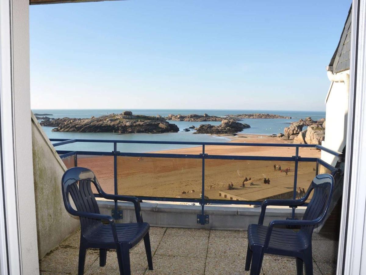 Appartement Terrasse Bord De Mer A Tregastel Avec Parking - Fr-1-368-19 מראה חיצוני תמונה